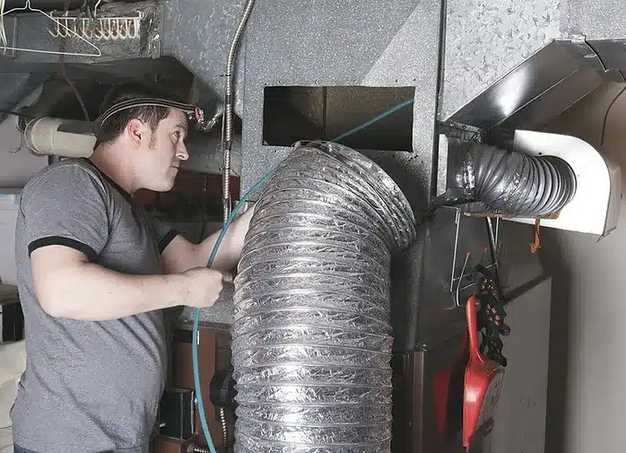 Careers - residential duct cleaning edmonton service technician cleaning furnace ducts modern air and water