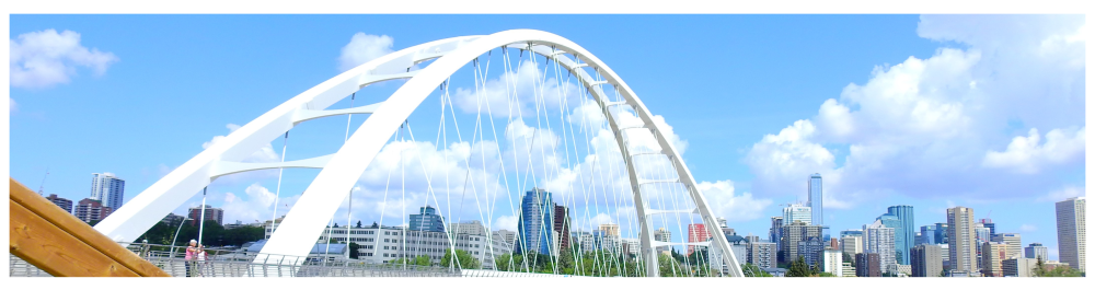 Walterdale Bridge, a suspension bridge spanning the North Saskatchewan River in Edmonton, Alberta, Canada. At Modern Air & Water, we prioritize providing our customers with the best, freshest air possible.