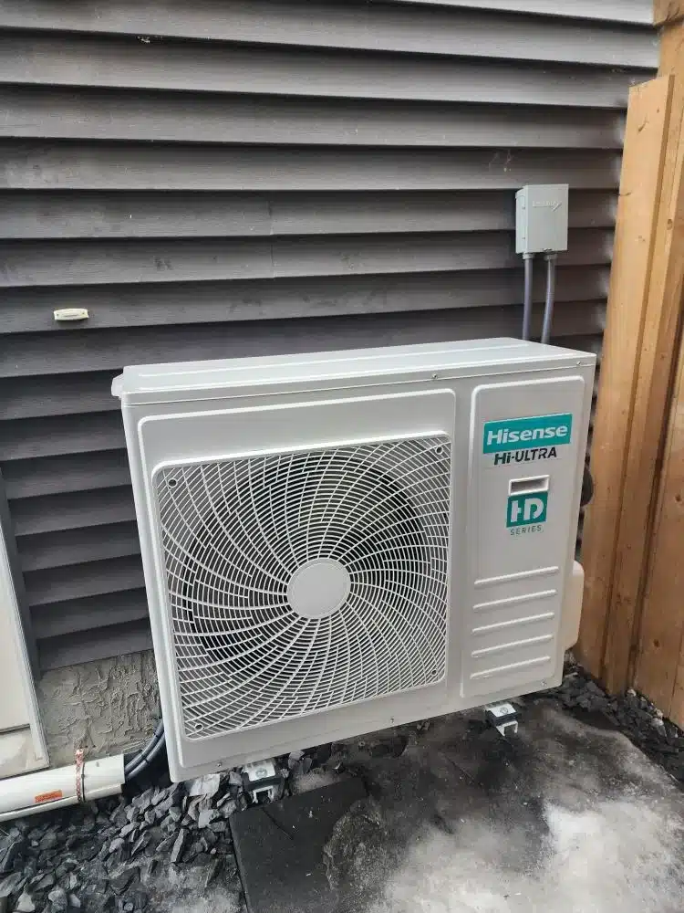 Hisense Heat Pump installation edmonton