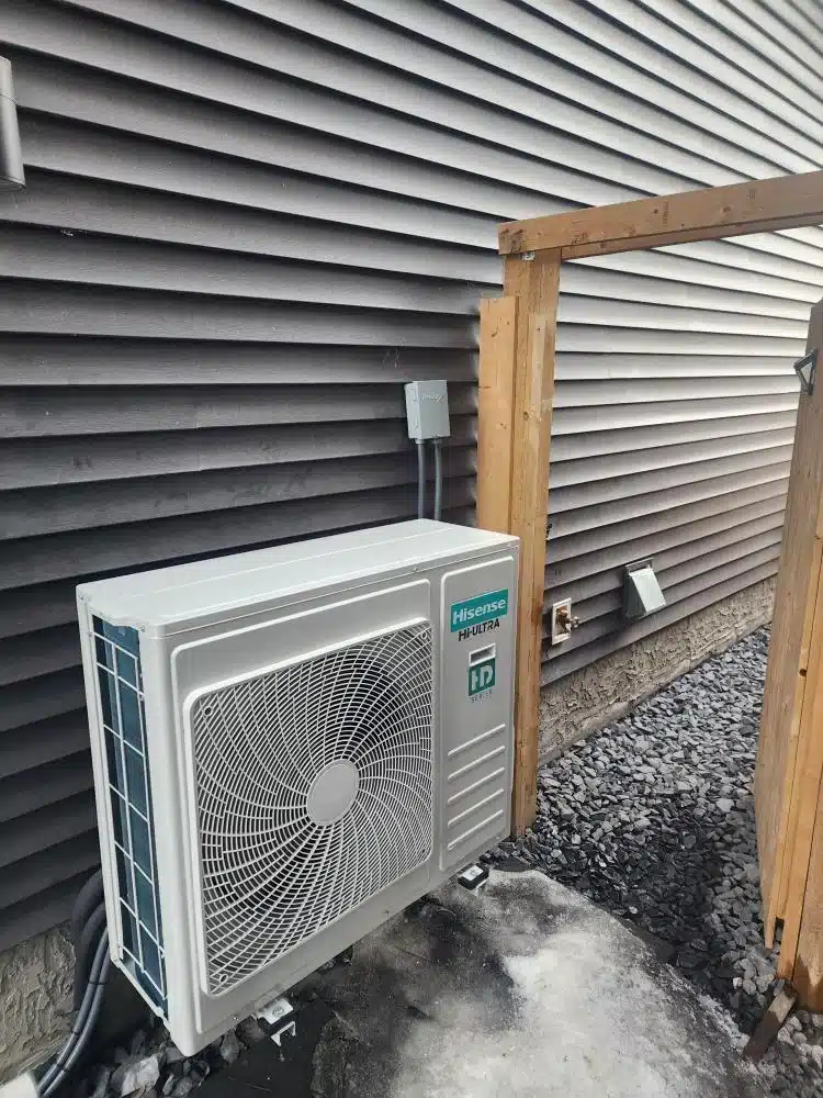 Hisense Heat Pump installation edmonton